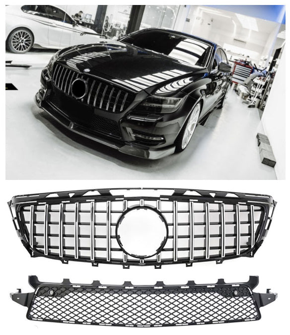 AMG-look Grill GT Mercedes-Benz CLS W218 2011-2014 - Chrome