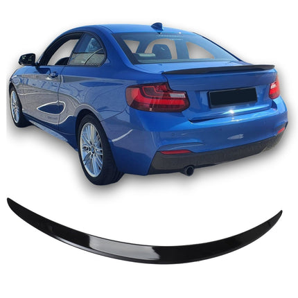 Glossy Blanksvart Spoiler BMW 2-serie F22 2014+
