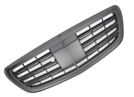 Grill i mattsvart för Mercedes S-Klass W222 (för bil med Night Vision)
