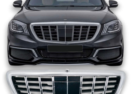 AMG-look Grill GT Mercedes-Benz S-Klass W222 2013-2017 - Chrome