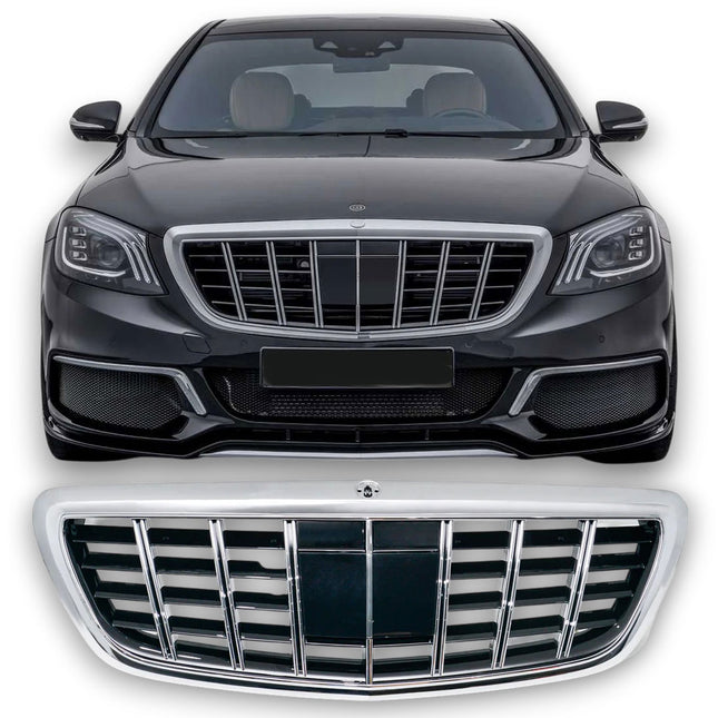 AMG-look Grill GT Mercedes-Benz S-Klass W222 2013-2017 - Chrome