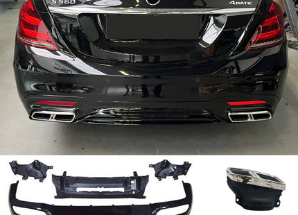 Chrome Diffuser Mercedes S-Klass W222 (facelift)