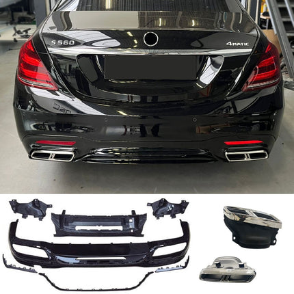 Chrome Diffuser Mercedes S-Klass W222 (facelift)
