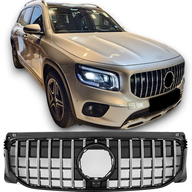 Chrome AMG-look Grill GT Mercedes GLB X247 2019-2023 (Standardutr.)