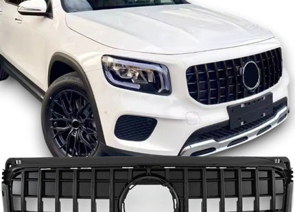 Grill Panamericana GT i svart för Mercedes GLB X247 (före facelift)