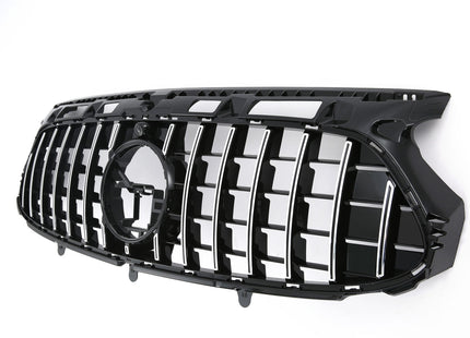 Grill Panamericana GT i krom för Mercedes GLA H247 Facelift AMG-Line