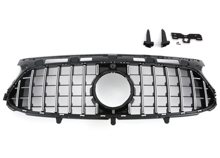 Grill Panamericana GT i krom för Mercedes GLA H247 Facelift AMG-Line
