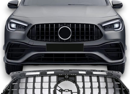 AMG-look Grill GT Mercedes-Benz GLA H247 2023- - Svart (2)