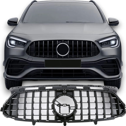 AMG-look Grill GT Mercedes-Benz GLA H247 2023- - Svart (2)