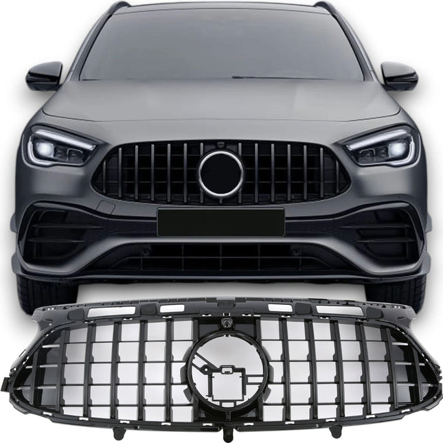 AMG-look Grill GT Mercedes-Benz GLA H247 2023- - Svart (2)