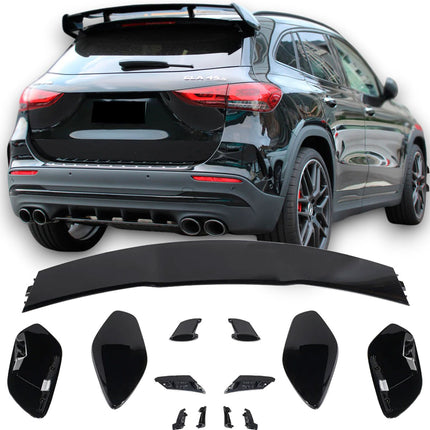 Blanksvart Takluckspoiler Mercedes GLA H247