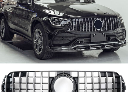 Grill Panamericana GT i krom för Mercedes GLC X253 Facelift