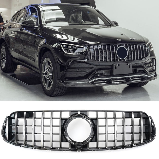Chrome GT Grill Mercedes-Benz GLC X253 2019-2023 (AMG-Line)