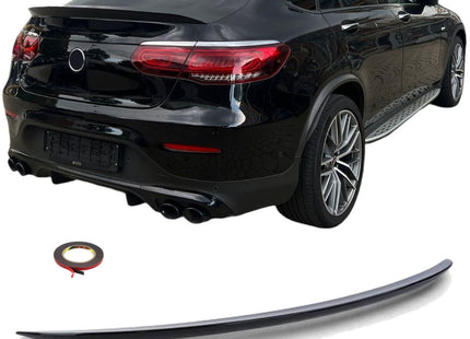 Blanksvart Spoilerläpp Mercedes GLC C253 Coupé 2016-2022