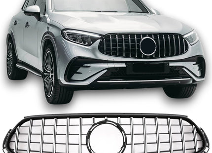 Grill Panamericana GT i krom för Mercedes GLC X254 AMG-Line