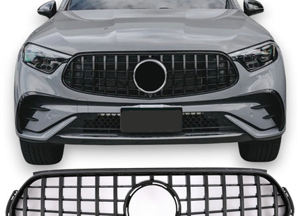 Grill Panamericana GT i svart för Mercedes GLC X254 AMG-Line