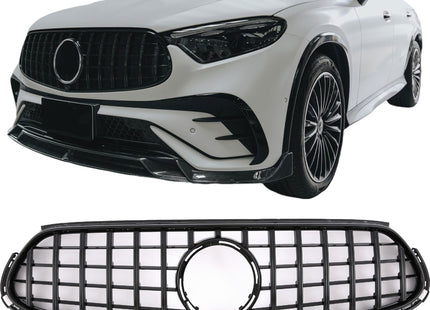 Grill Panamericana GT i svart för Mercedes GLC X254 AMG-Line
