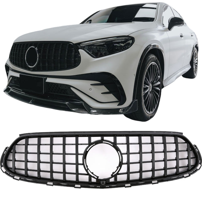 Grill Panamericana GT i svart för Mercedes GLC X254 AMG-Line