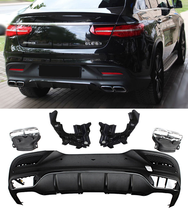 Chrome Diffuser Mercedes GLE C292 Coupé