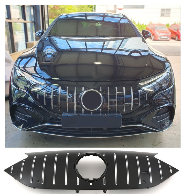 AMG-look Grill GT Mercedes-Benz EQE V295 2021- - Chrome