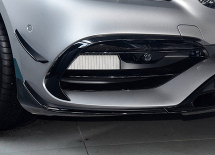 Frontsplitter i blanksvart för Mercedes A-Klass W176 Facelift