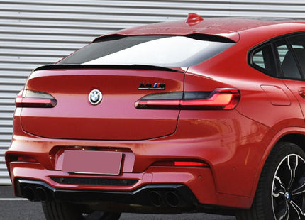 Glossy Blanksvart Spoiler BMW X4 G02 - bild 2