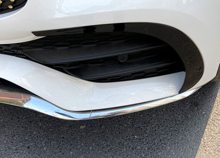 Frontflaps i svart för Mercedes GLC X253/C253 Facelift