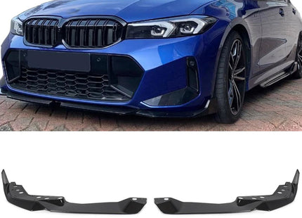 Frontsplitter i blanksvart för BMW 3-serie G20/G21 Facelift