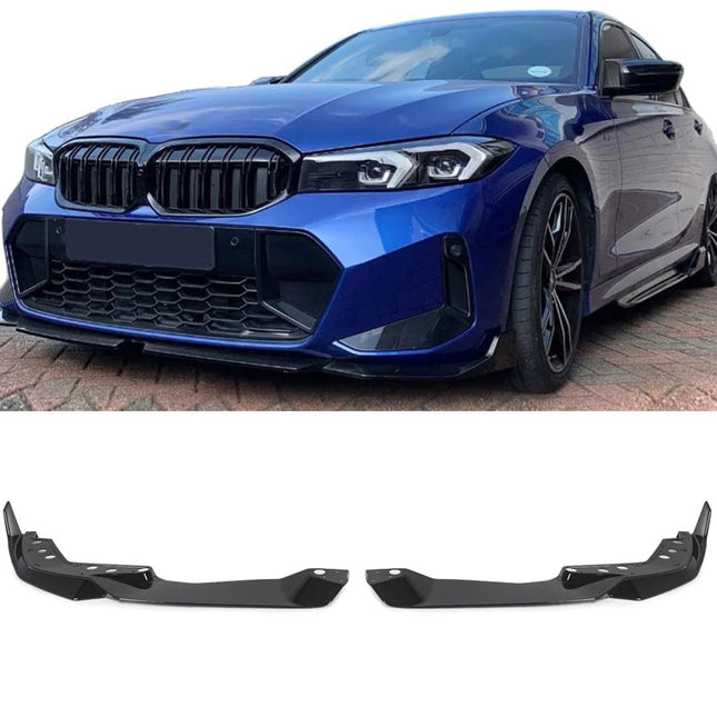 Frontsplitter i blanksvart för BMW 3-serie G20/G21 Facelift