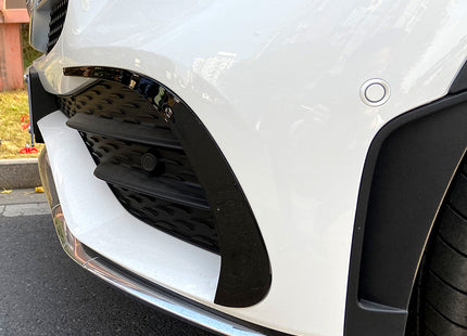 Frontflaps i svart för Mercedes GLC X253/C253 Facelift