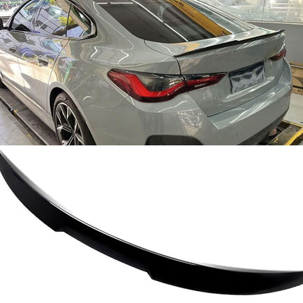 Glossy Blanksvart Spoiler BMW 4-serie G26 Gran Coupé  (M4 CS-look)
