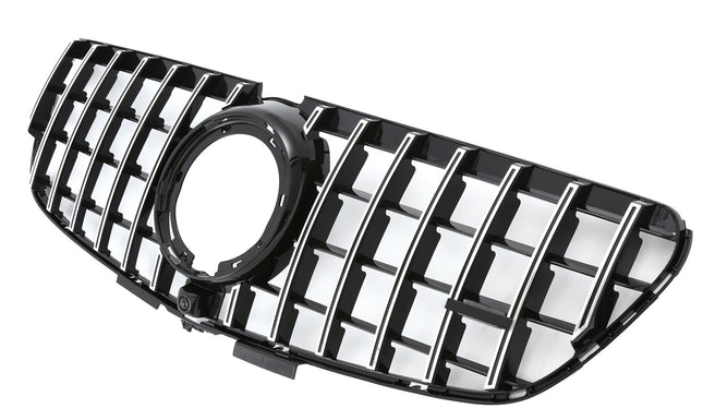 Grill Panamericana GT med AMG-emblem i krom för Mercedes V-Klass W447 Facelift