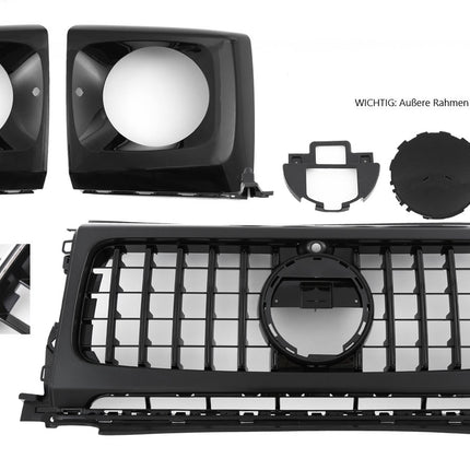 AMG-look Grill GT Mercedes-Benz G-Klass W463 2018-2024 - Svart