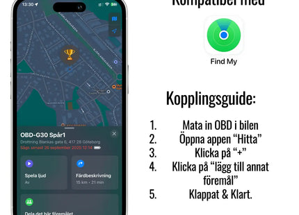 Smart OBD Spårare Tracker