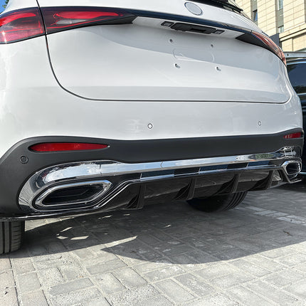 Glossy Blanksvart Diffuser Mercedes GLC X254 (AMG Sports Pack)