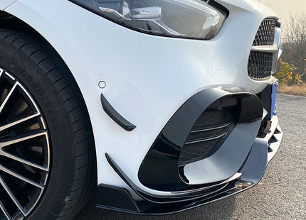 Frontsplitter Aero i blanksvart för Mercedes C-Klass W206/S206