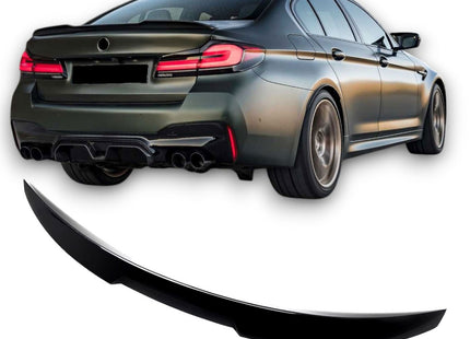 Glossy Blanksvart Spoiler BMW 5-serie G30 2017-2024 (M5 CS-look)