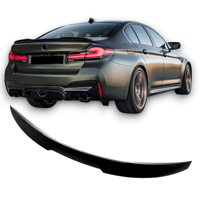 Glossy Blanksvart Spoiler BMW 5-serie G30 2017-2024 (M5 CS-look)