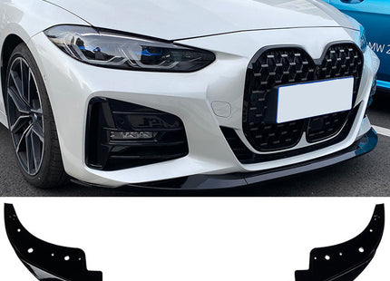 Frontsplitter i blanksvart för BMW 4-serie G22/G23