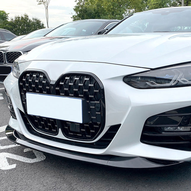 Frontsplitter i blanksvart för BMW 4-serie G22/G23