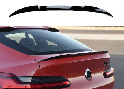 Glossy Blanksvart Spoiler BMW X4 G02