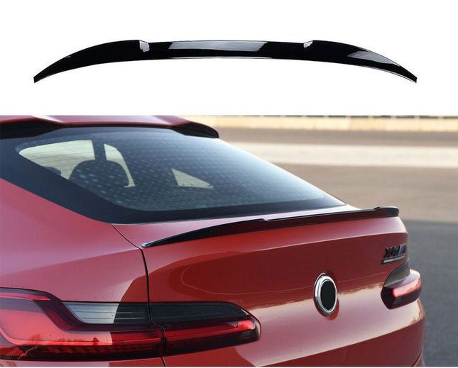 Glossy Blanksvart Spoiler BMW X4 G02