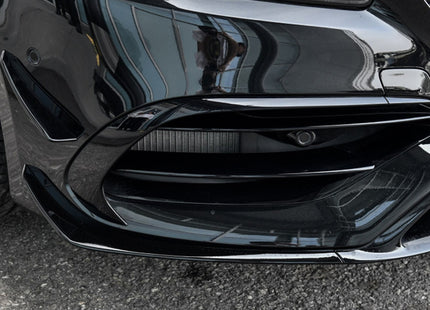 Frontsplitter i blanksvart för Mercedes A-Klass W177 A45 AMG