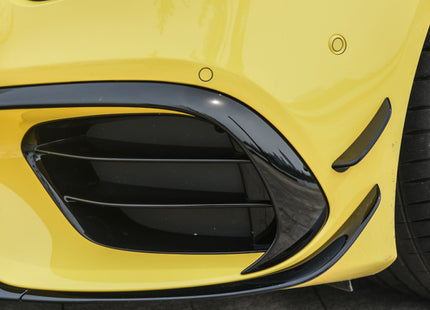 Frontsplitter i blanksvart för Mercedes A-Klass W177 A45 AMG