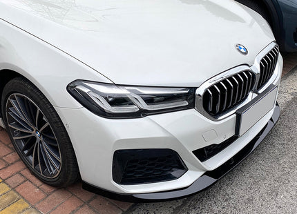 Frontsplitter i blanksvart för BMW 5-serie G30/G31 Facelift