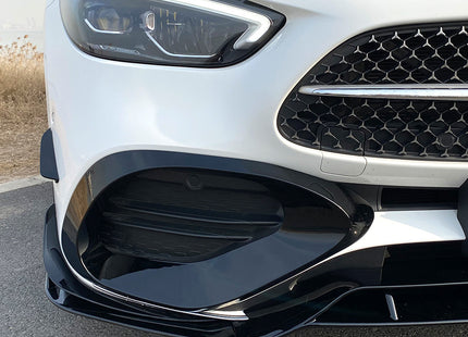 Frontsplitter Aero i blanksvart för Mercedes C-Klass W206/S206