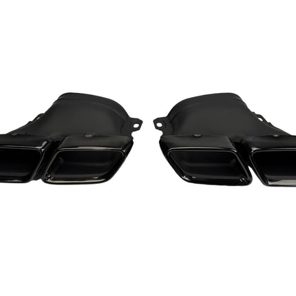 Glossy Blanksvart Diffuser Mercedes C-Klass W205 (C63-look)