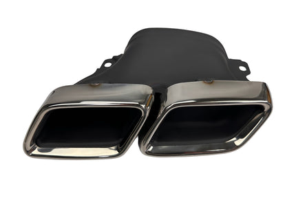 Glossy Blanksvart Diffuser Mercedes C-Klass W205 (C63-look)