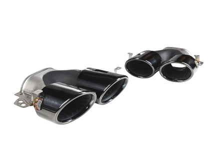 Glossy Blanksvart Diffuser Mercedes GLB X247 (2x2 avgasrör)