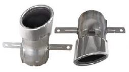 Chrome Diffuser Mercedes GLB X247 (2x1 avgasrör)